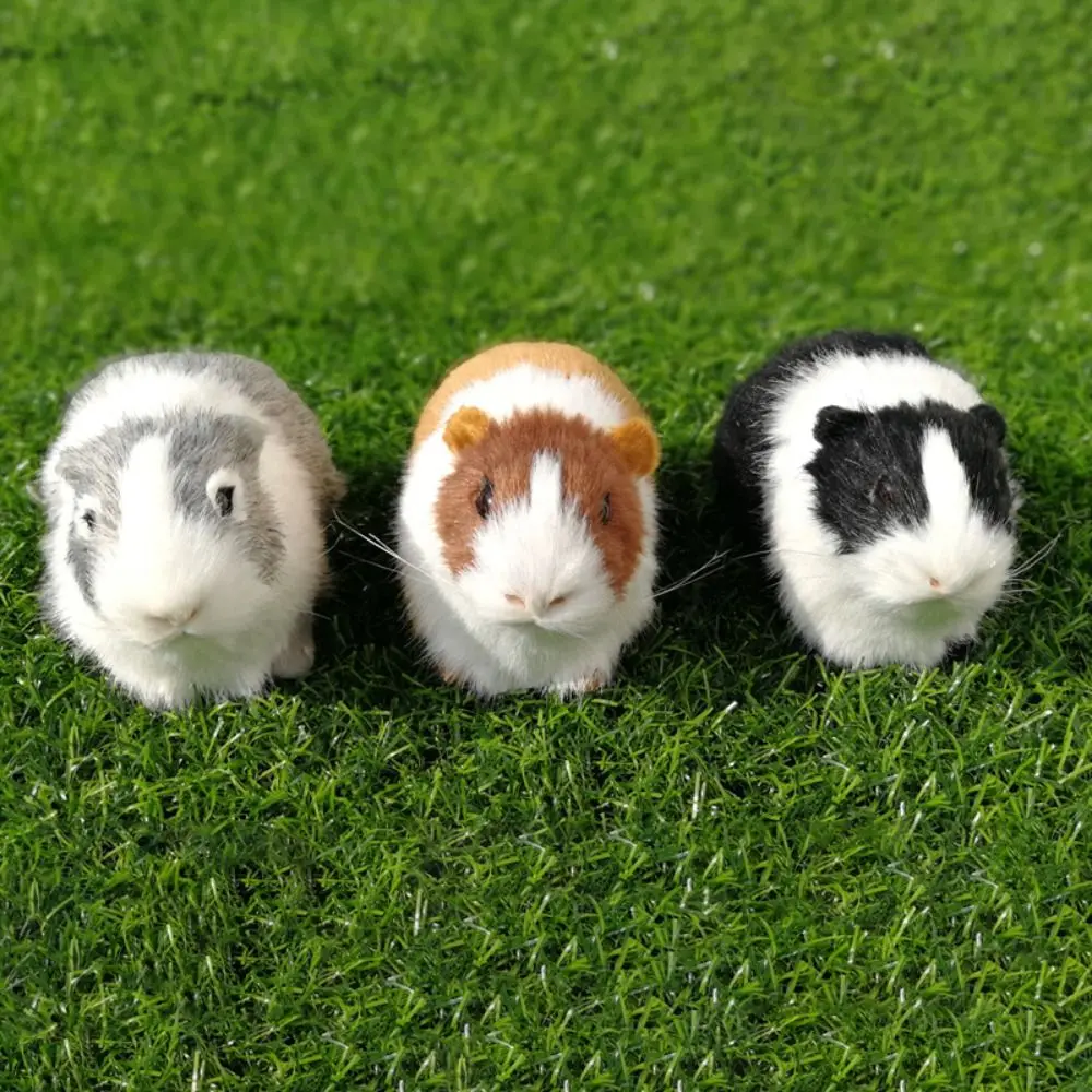 New Hamster Simulation Fur Guinea Pig Lifelike Soft Cute Home Decor Gift