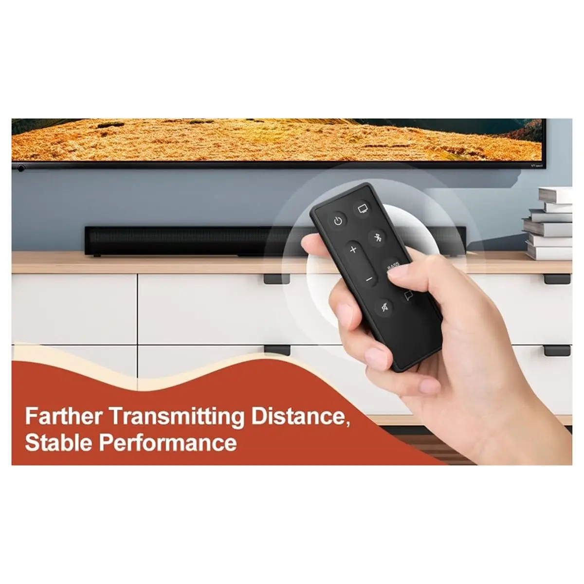 ABAN Replacement Remote Control for TV Speaker, Solo Soundbar Series II, Solo 5, 10, 15 view 5