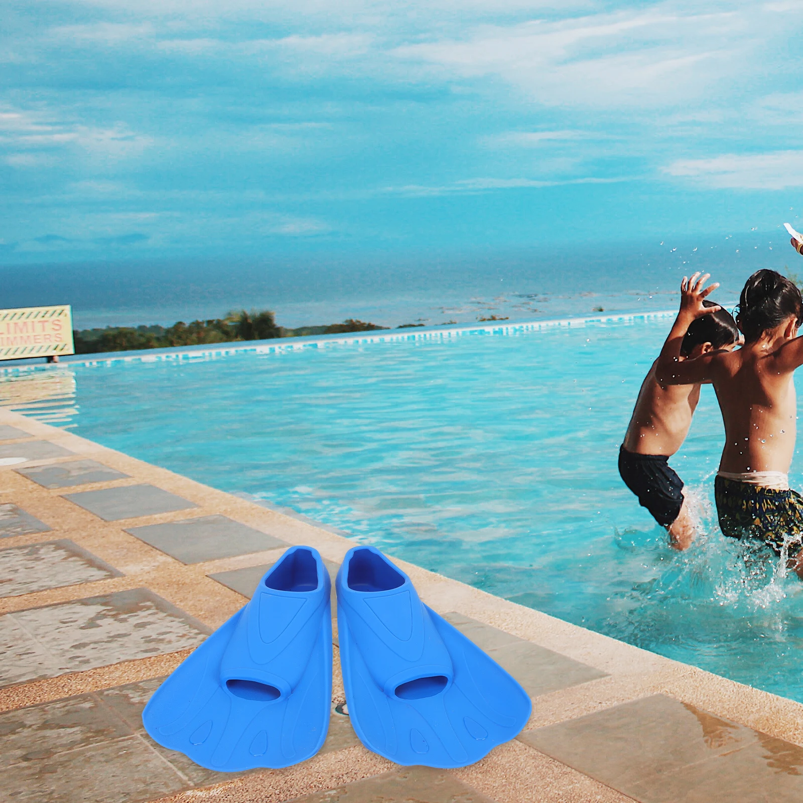 

Silicone Swimming Fins Diving Flippers Kids Child Adjustable Training Frog Shoes Snorkeling Fins Swim Flipper Premium Material