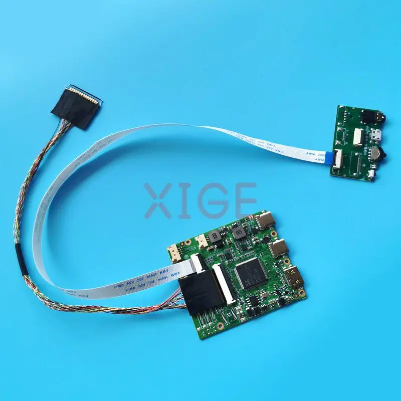 For LTN140AT16-201/D01/L01 Controller Driver Board LVDS 40 Pin 1366x768 Mini-HDMI USB-C 14