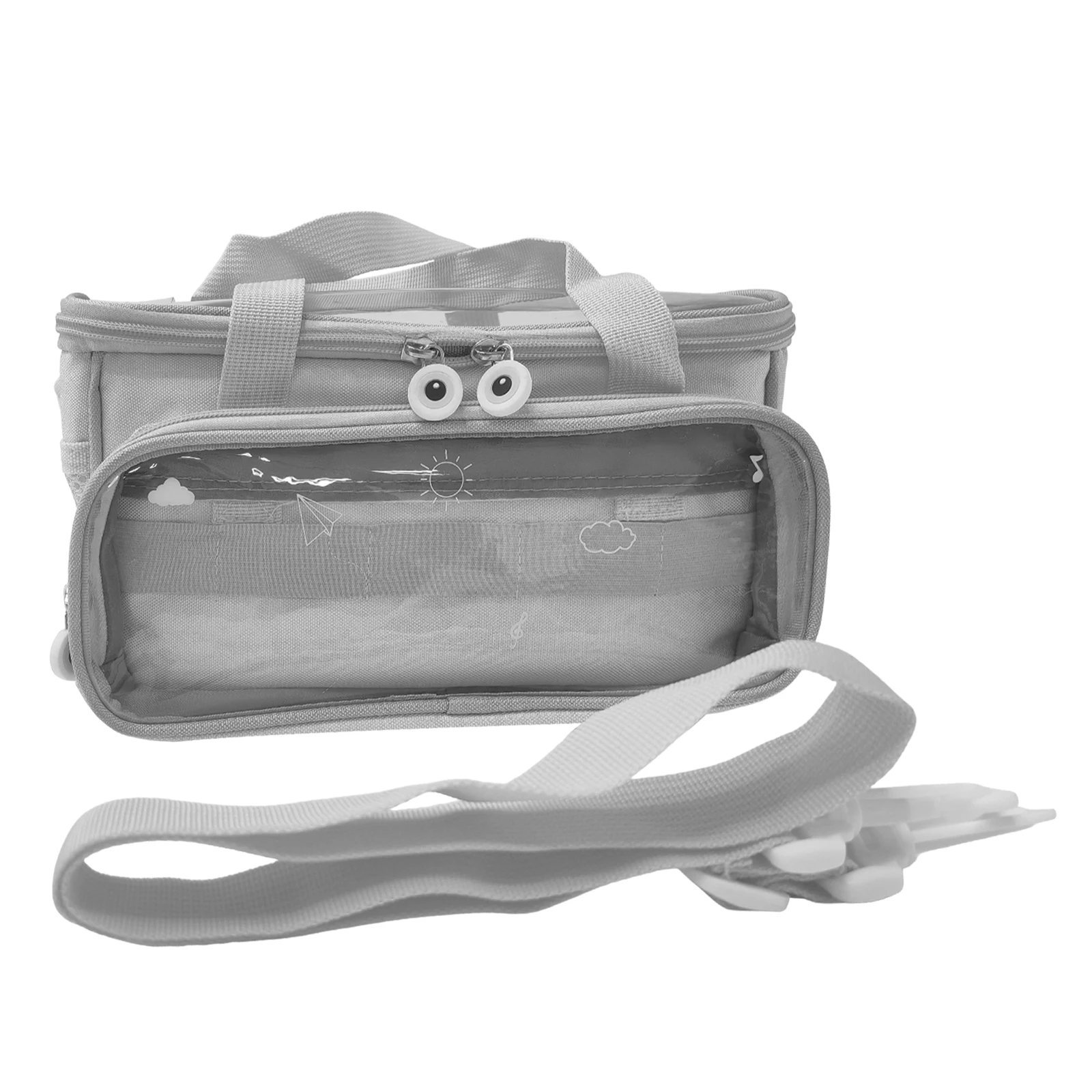 

Портативная дорожная сумка-органайзер с молнией и регулируемым ремнем, совместимая с Toniebox 2 и 1 (стартовый набор)