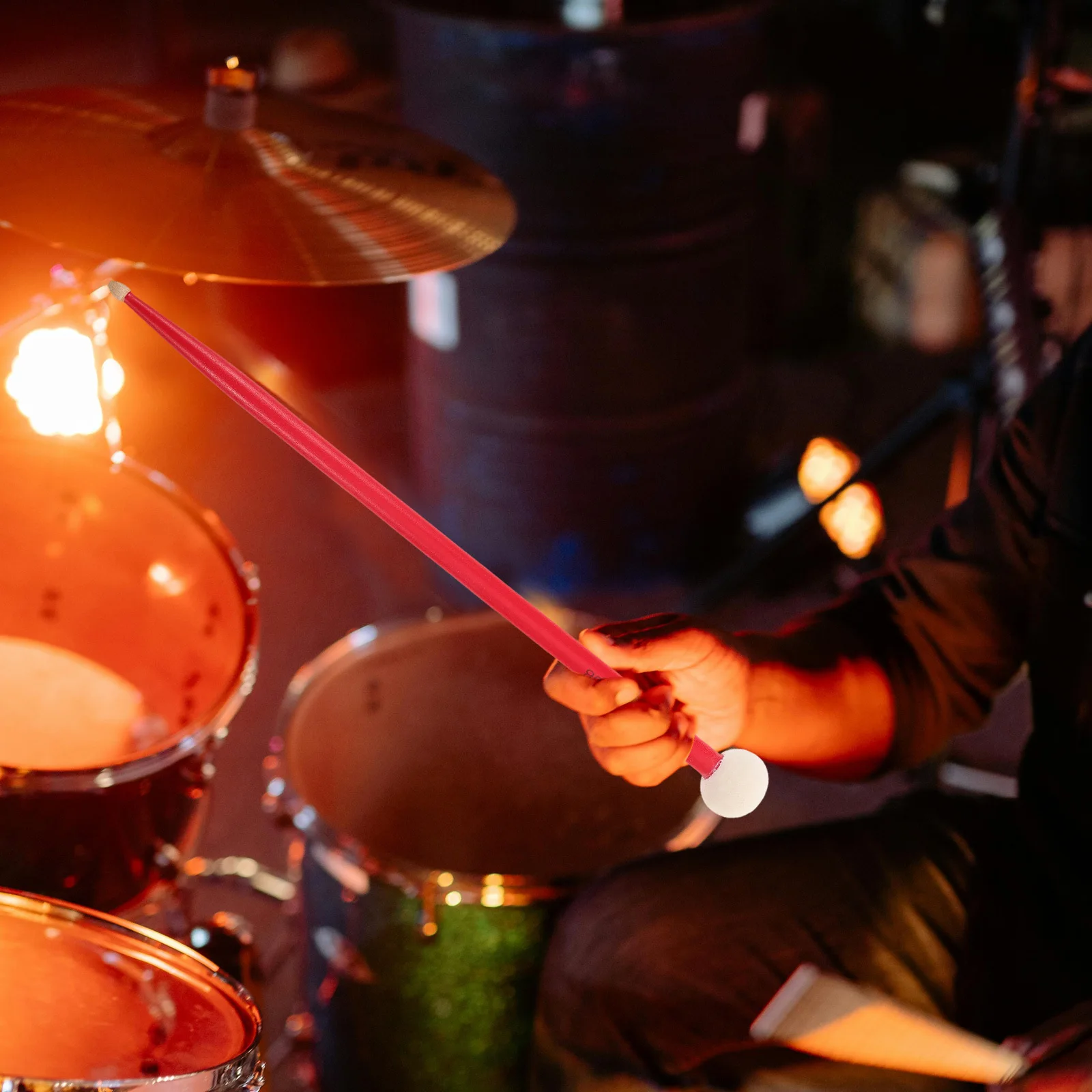 1 زوج المزدوج رئيس القيقب أفخاذ ورأى رؤساء Timpani كمين الطبول تنوعا قرع الملحقات أداء قبضة متوازنة