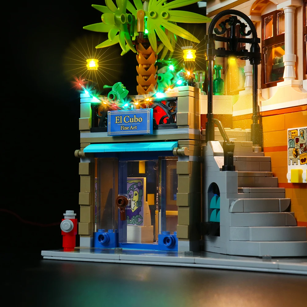 Vonado LED Lighting Set For 10297 Boutique Hotel Bricks Light Kit (NOT Include the Model) DIY Light Toys