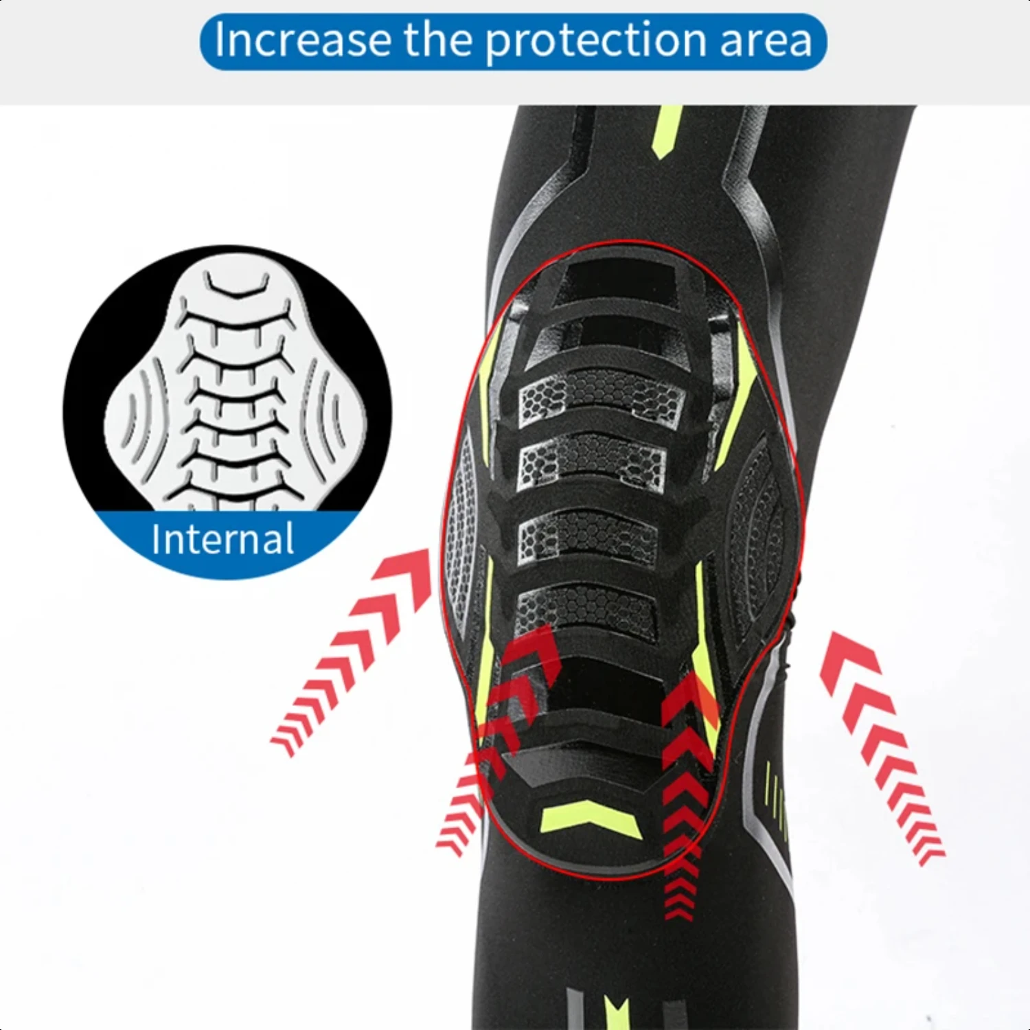 1Pc Knee Brace Compression Knee Support Shockproof Knee Pads Knee Sleeve  Running Arthritis Joint Pain Relief Men Women