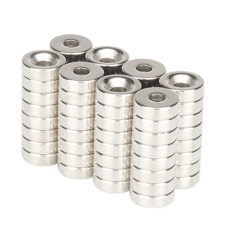 

RAMPS 10pc K800 Countersunk Round NdFeB Neodymium Magnet Powerful Rare Earth Permanent Fridge Magnets for DIY 3D Printer