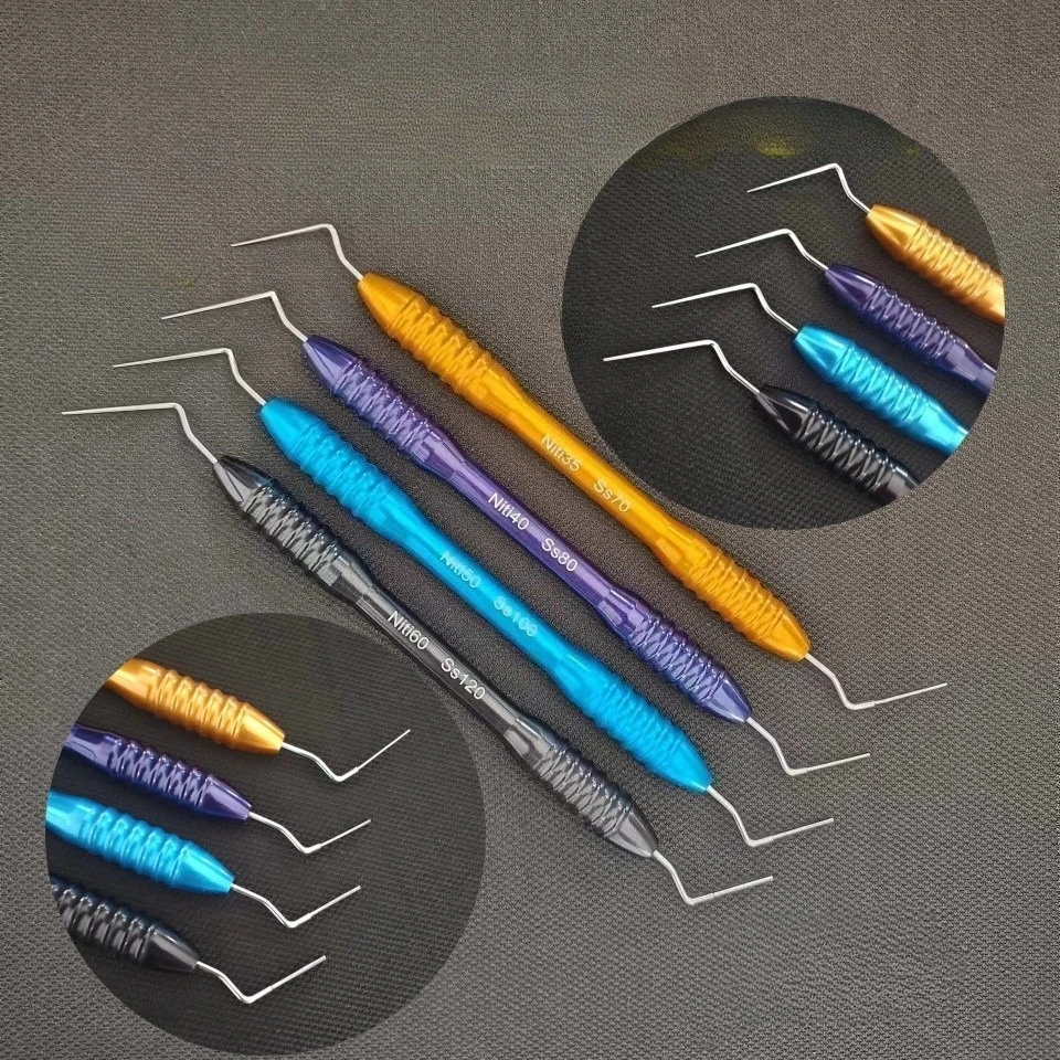 Dental Resin Filling Instrument Set for Aesthetic Restorations: Includes Shapers, Double-Ended Trimmers, and Vertical Condensers