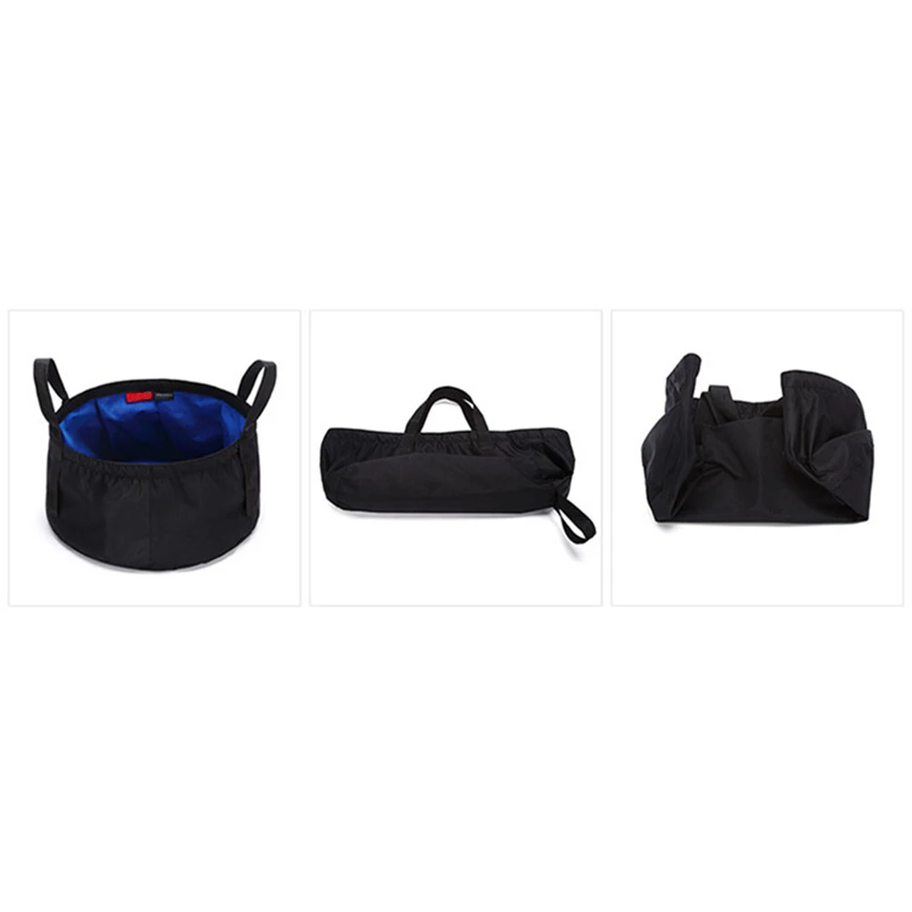 

Foldable Water Bag 8.5L Portable Outdoor Basin Bucket Leakproof For Camping Hiking Fishing Picnic Travel Red