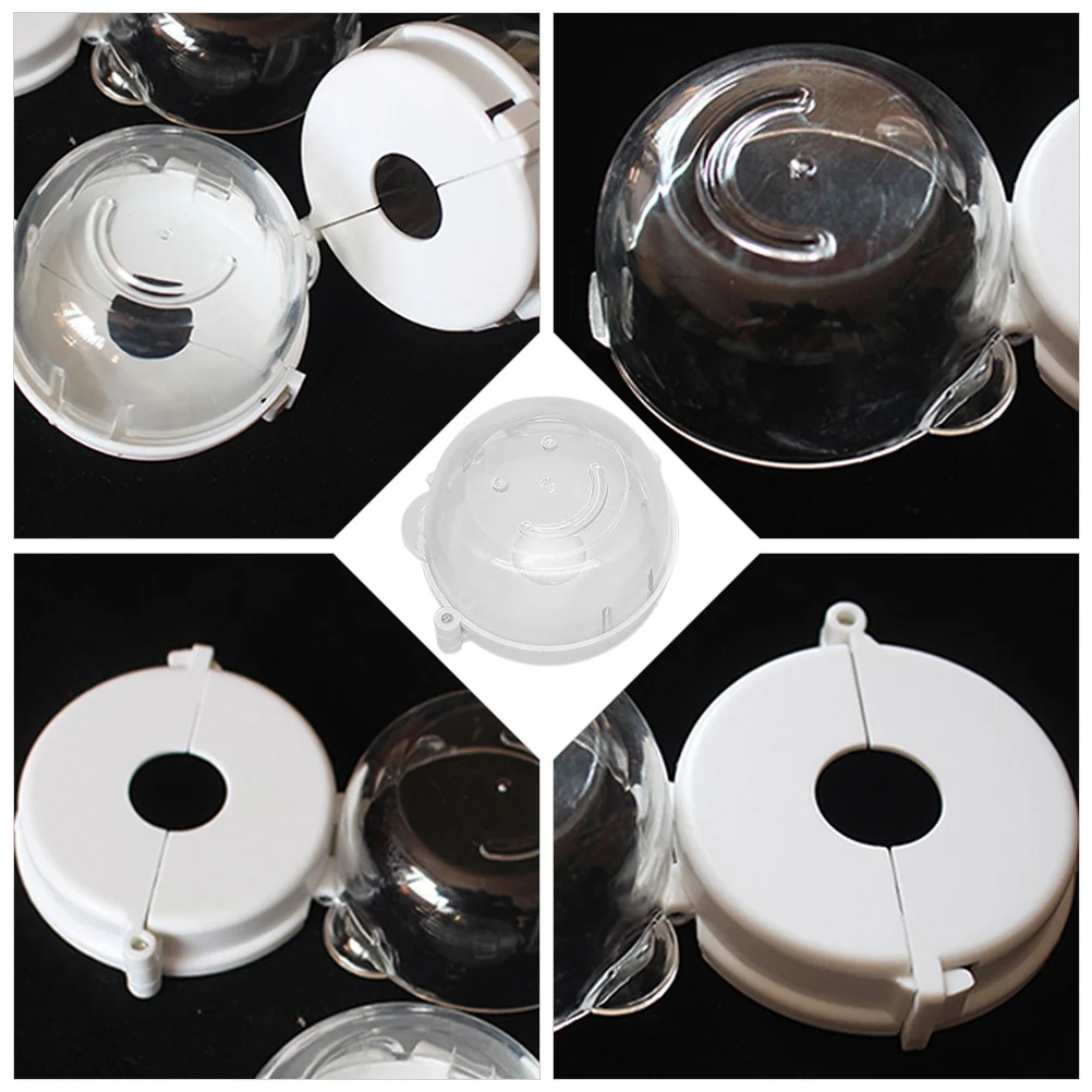 

2Pcs Gas Knob Protective Cover Stove Child Safety Guard Heat Resistant Grease Proof Stove Knob Protector Baby Proof Gas Cooker