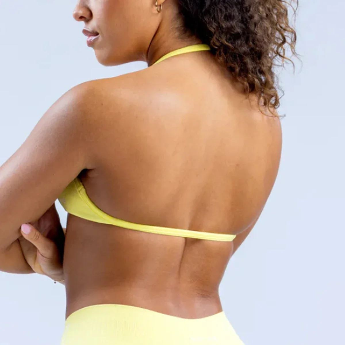 Soutien-gorge à bretelles pour femmes, dos ouvert, dos nu, sport, soutien-gorge léger, gymnastique, haut court, sans couture, entraînement, yoga, haut rembourré