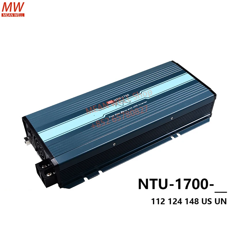 

Импульсный источник питания MEAN WELL 1700 Вт, высокая надежность, истинная синусоида с ИБП, инвертор постоянного и переменного тока NTU-1700-112UN 124 148 США UN
