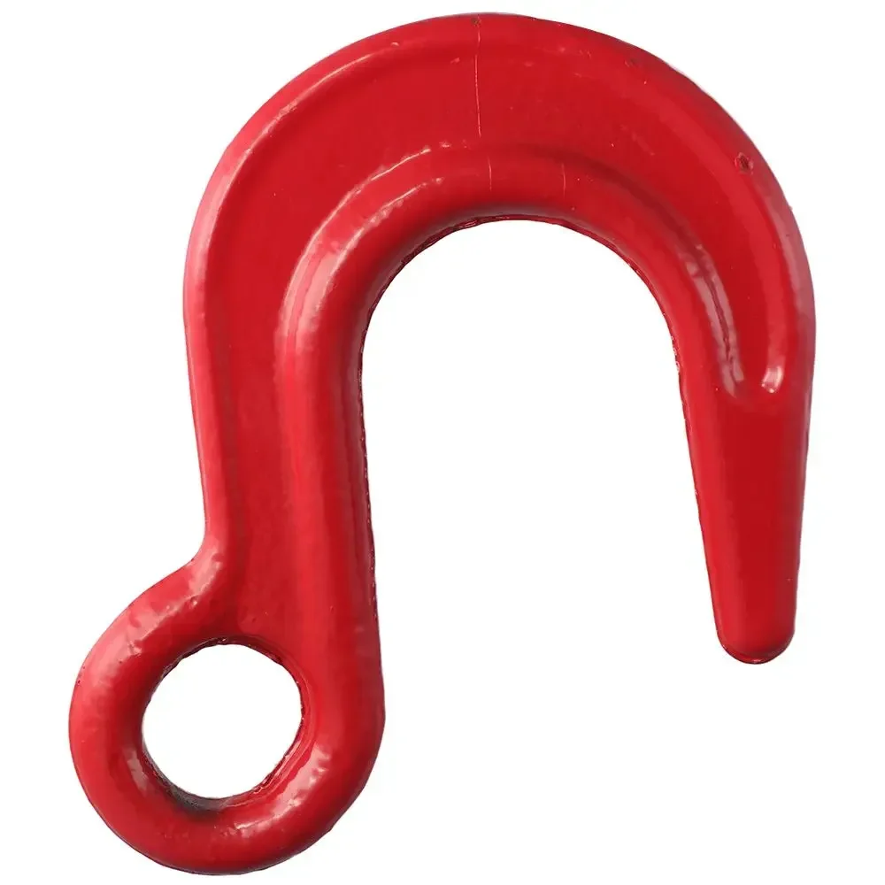 Alloy Steel Large Opening Lifting Hook Red 4400 lbs Crane Hoist Hook 2Ton Eye Sling Hooks Construction Engineering