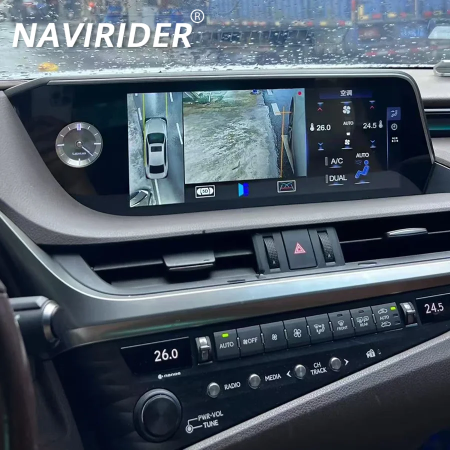 M 12.3inch CarPlay For Lexus ES 2018-2022 ES350H ES250 ES350 ES300H Android 15 GPS Stereo Car Multimedia Video Player Head Unit