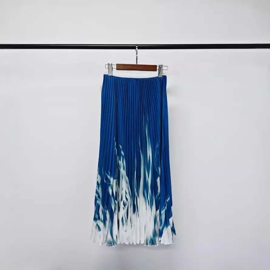 Miyake 2025 New Spring and Summer Pleated Skirt Loose Commuting Plisse Wear Fashion Pleated Slim Print Pleated Soft Fabric