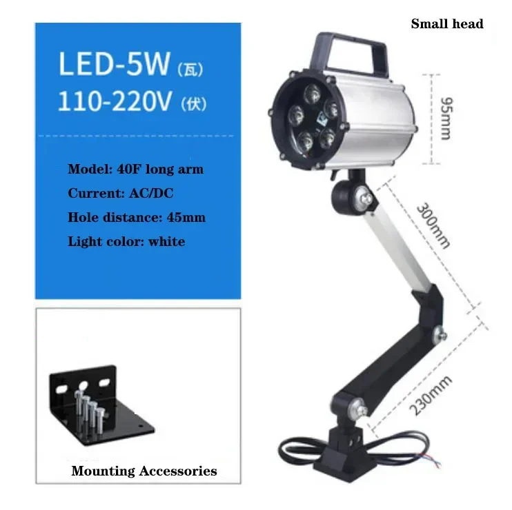 Werk Licht Led Freesmachine Boormachine Slijpmachine Verlichting 220V 36V 24V Waterdichte Olie Cnc Draaibank Lamp 1Pc