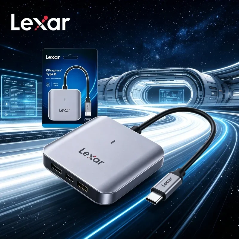 lexar-510u-cfexpress-type-b-cfe-card-reader-10gbps-usb-32-gen-2-type-c-8k-raw-high-speed-reader-for-camera-desktop-laptop