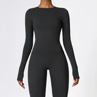 NCLAGEN – chemises de Yoga pour femmes, manches longues, Fitness, course à pied, vêtements d'entraînement, ajustement sec, respirant, haut de sport à haute élasticité, hiver 3