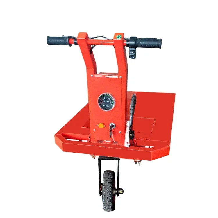 

Electric Flatbed Cart for Lifting and Moving, Portable Compact Three-Wheeled Hand Truck