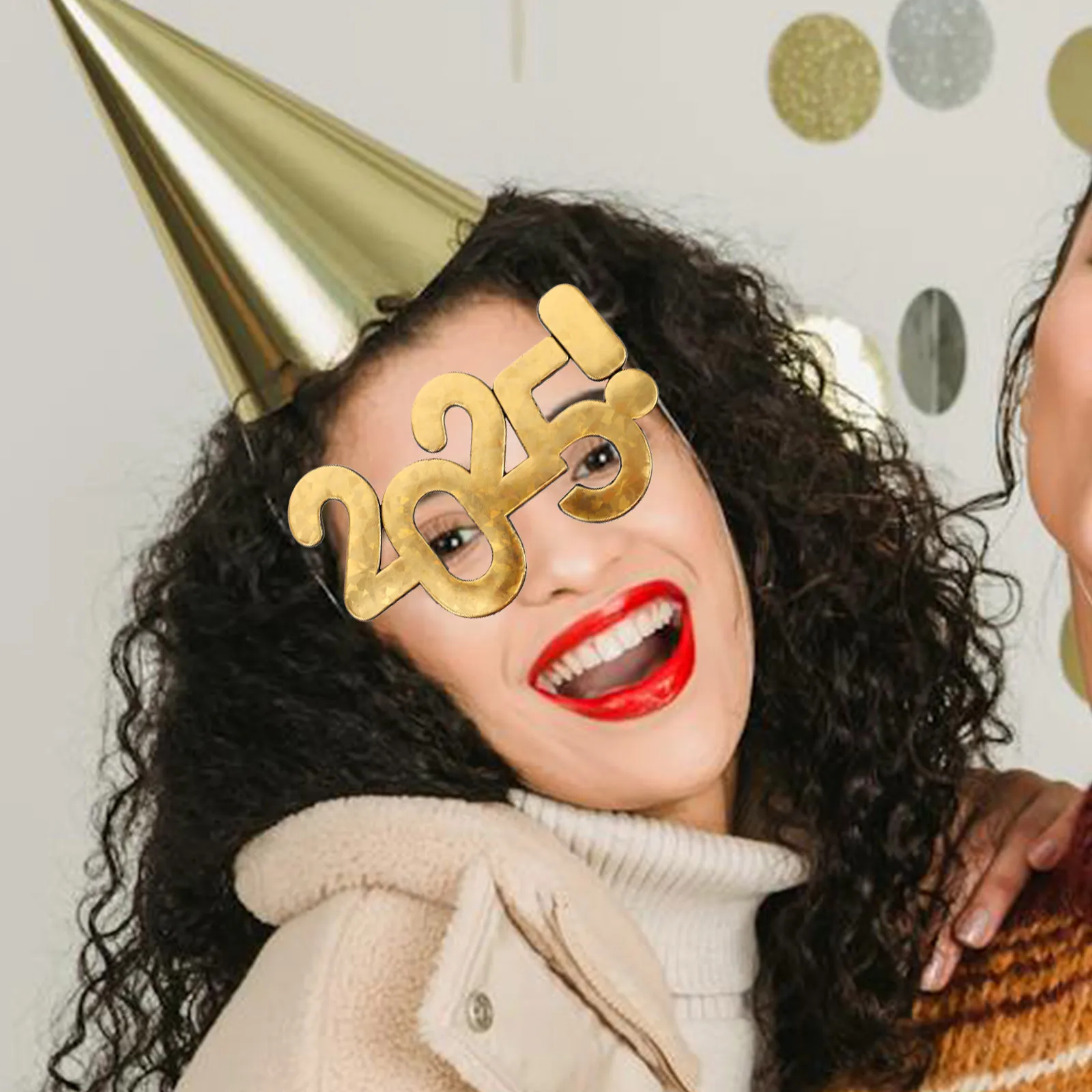 

2025 Graduation Glasses Class of 2025 Decorations Happy New Year Party Supplies Fun Plastic Eyeglasses for Christmas and Nye