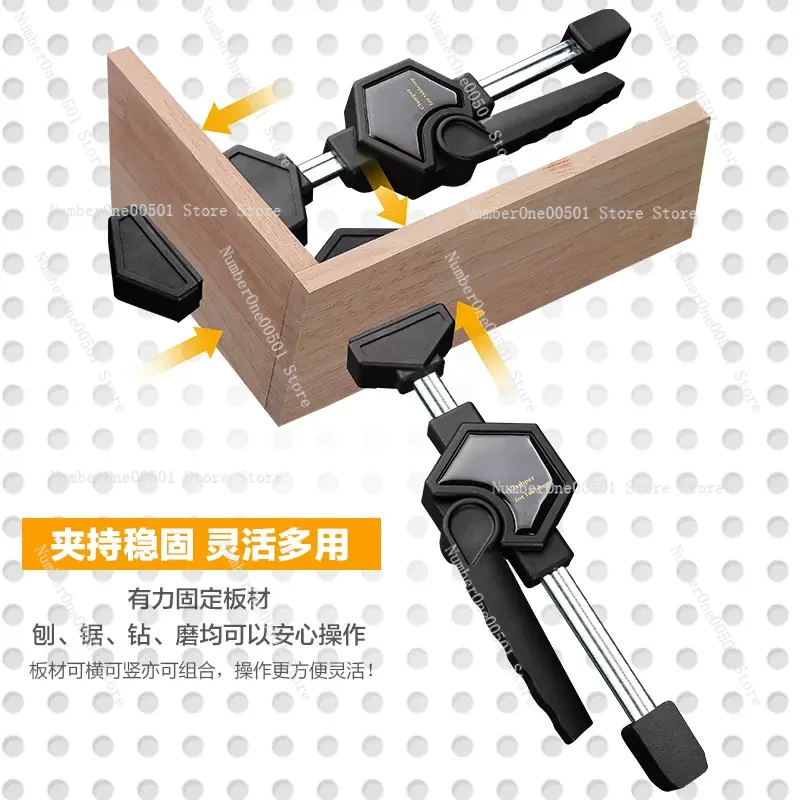 Ratchet Quick Release Quick Tighten Wood Work Bar Clamp Spreader Clip Kit Gadget Diy Hand Tool