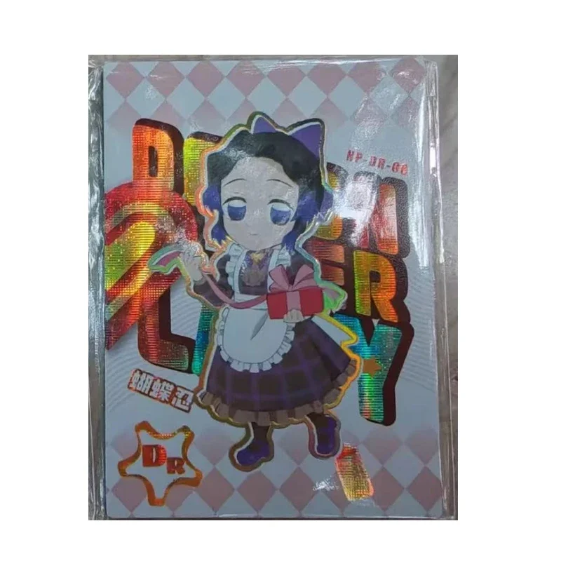 Anime Demon Slayer Kochou Shinobu Kamado Tanjirou Rengoku Kyoujurou Hashibira Inosuke Collector Cards Birthday Gifts Toys