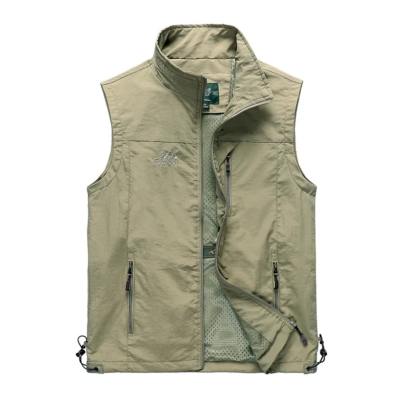 

New Spring Vest Men's Thin Vest Vest Jacket Outdoor Fishing Photography
