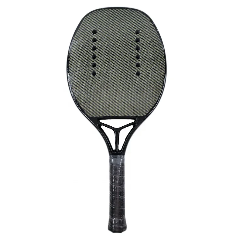 Professional Quality Beach Tennis Raquetes Carbon Fiber Racket Beach Tennis Racket 3k Carbono