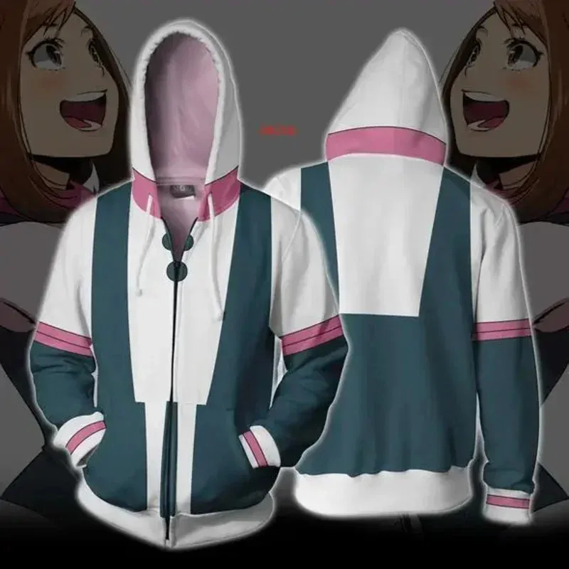 Boku no My Hero Academia Sweatshirts Men Hoodies 3D Printing Hoodie Hip Hop Casual Funny Tracksuits Japanese Cosplay Costume5;c, - view 6