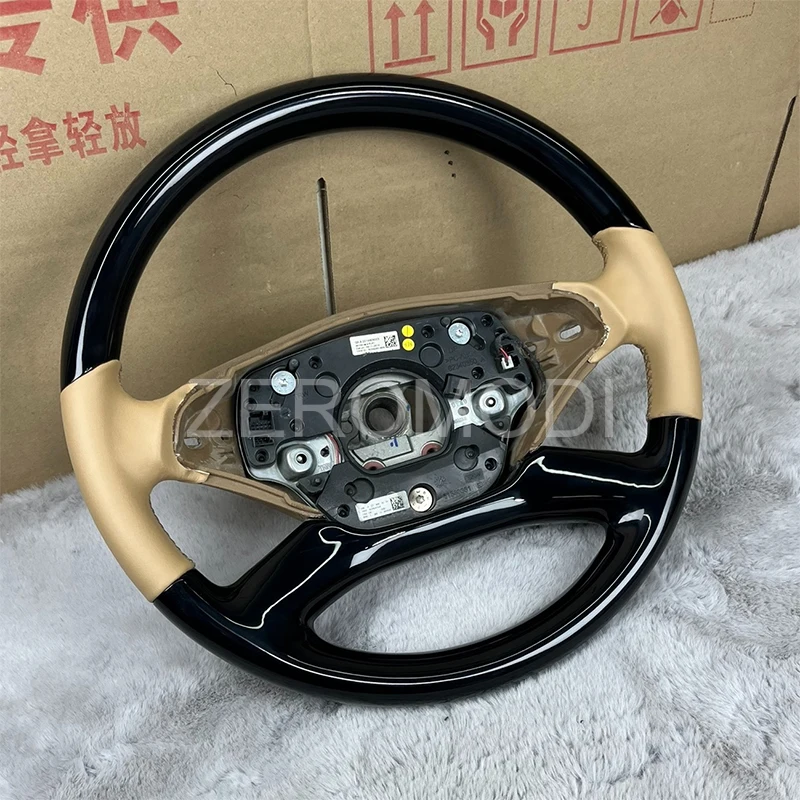 Wood Wooden Steering Wheel For Mercedes-Benz W221 W216 S63 S550 S350 CL63 CL65 CL550 2009 2010 2011 2012