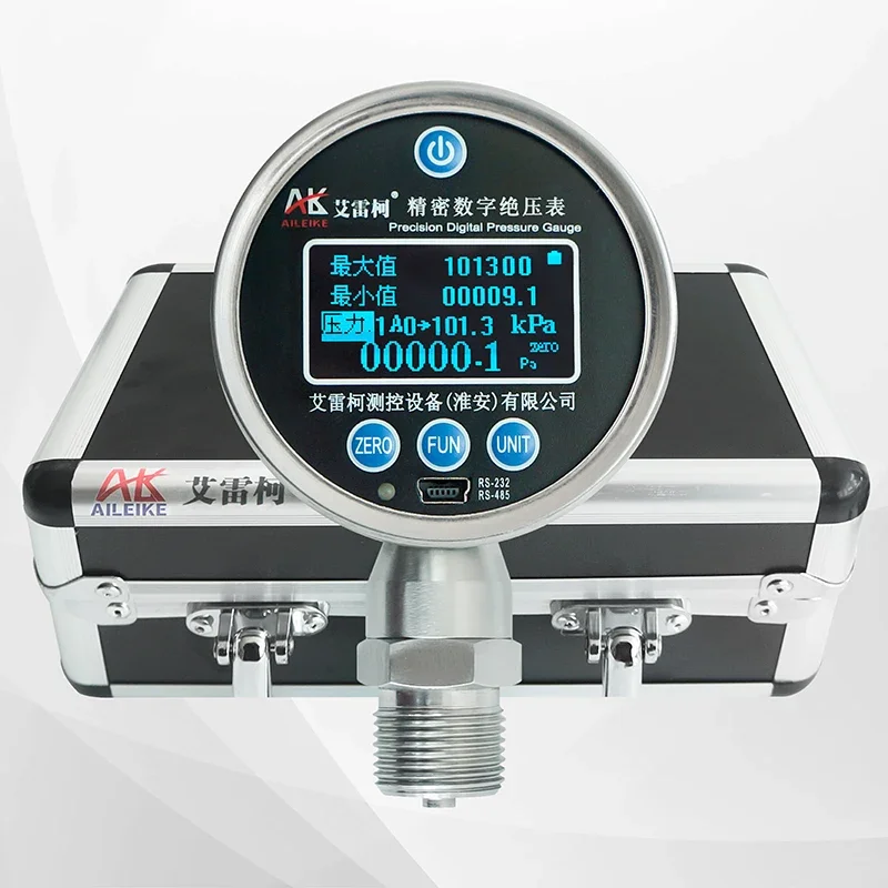 

Small dial precision digital pressure gauge ALKC400S absolute pressure gauge 0.05 grade vacuum absolute pressure standard