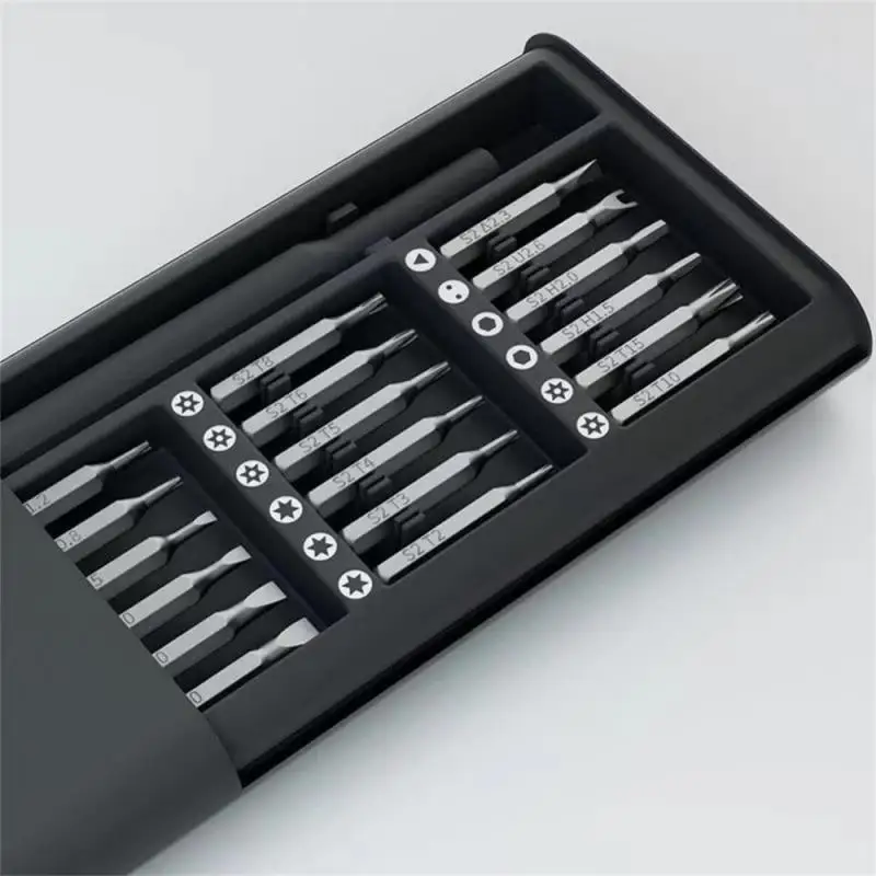 25 In 1 Magnetische Precisie Schroevendraaier Set Mini Tools Kit Voor Mobiele Telefoon Pc Reparatie Professionele Hardware Met Torx Hex Bits