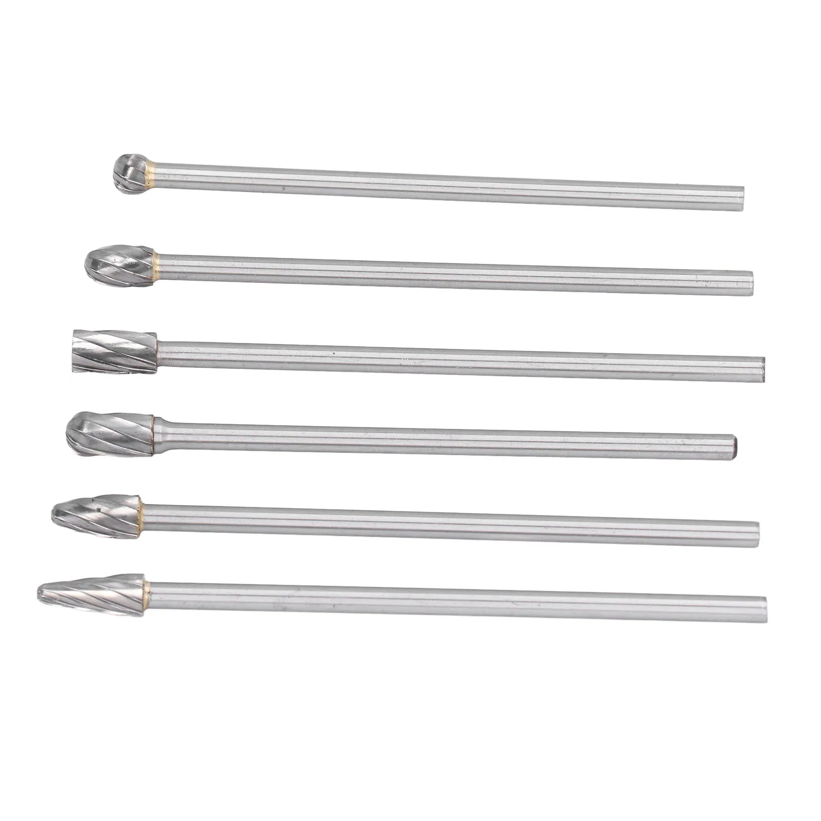 

Набор из 6 твердосплавных фрез из вольфрамовой стали для резьбы, гравировки и шлифовки по дереву