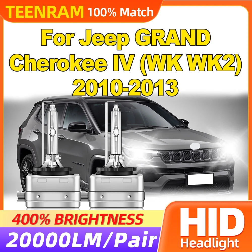 

20000LM HID Xenon Headlight Bulbs 35W 12V Canbus LED Headlights 6000K For Jeep GRAND CHEROKEE IV (WK WK2) 2010 2011 2012 2013