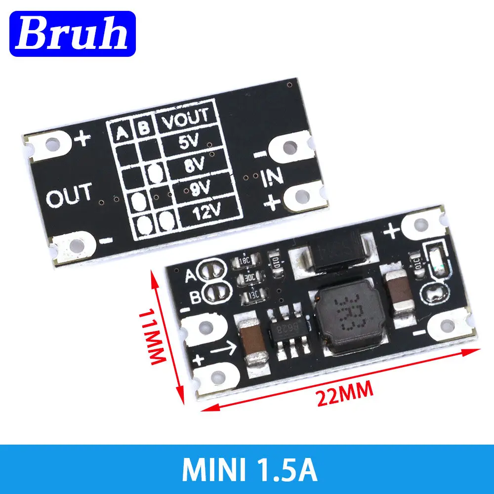 DC-DC Buck Step-down Power Supply Module 5V-12V 24V to 5V 3.3V 9V 12V Fixed Output High-Current MINI560 1A 3A 5A 8A