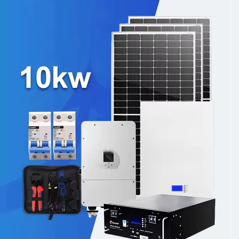 Off Grid Solar Energy System 3KW 5KW 10KW 20KW Hybrid Solar Power System Home Solar Panel Complete Kit