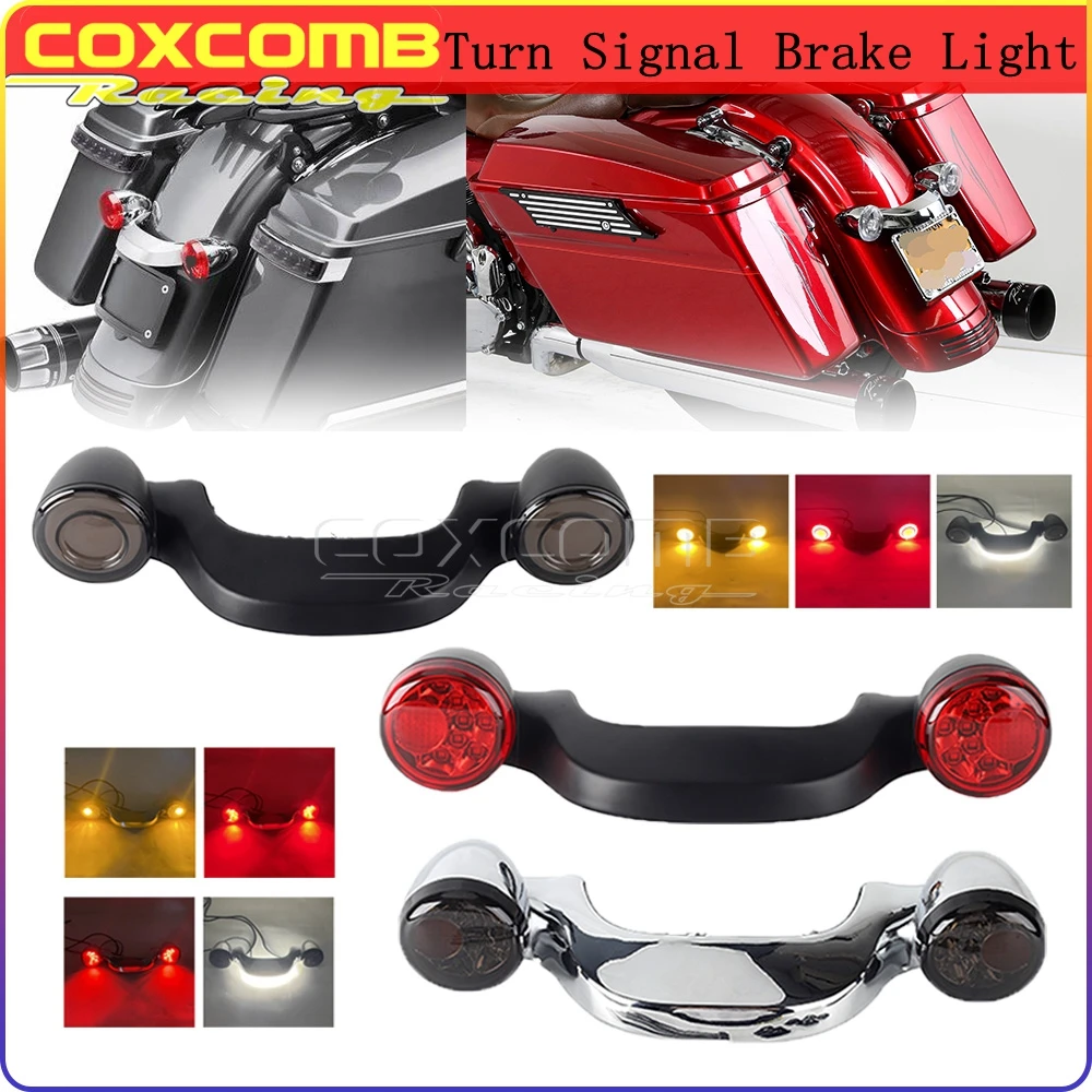 Taillight LED Turn Signal Lights Motorcycle Rear Bar Running Lamp Brake Light For Harley FLHRXS FLHX FLTRX FLTRU FLTRUSE 10-19