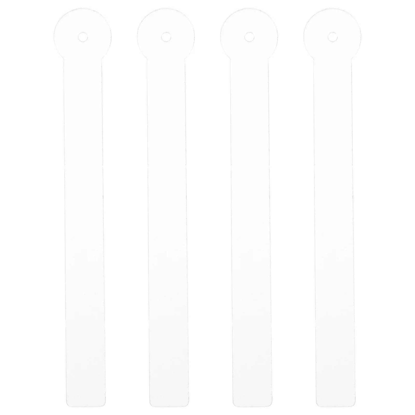 

4 Pcs Display Bar Storage Rack Earring Try-on Clear Displaying Stand Try-free Earrings Strip Stud Acrylic Tool Stick