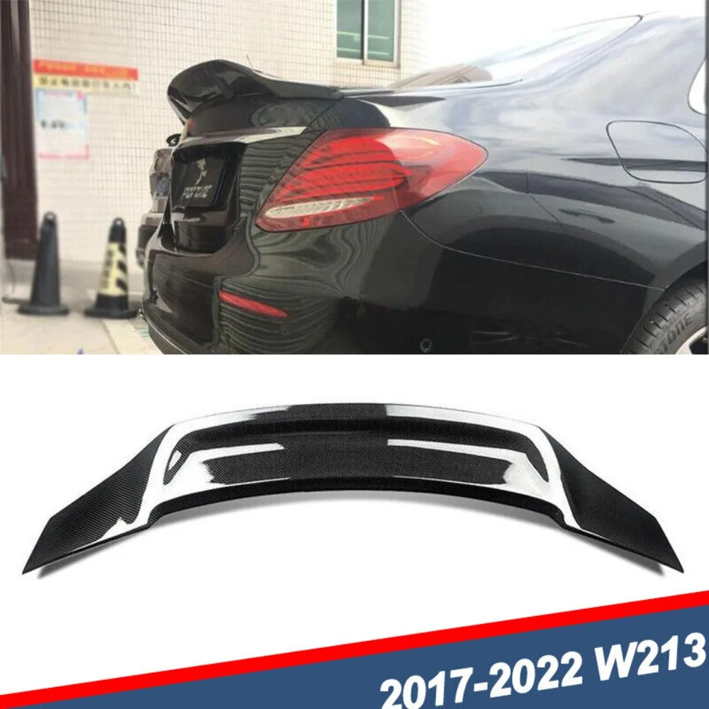 

Спойлер для багажника 16-22 Benz W213 E Class E350 E63 AMG Carbon Look Duckbill Wing, США