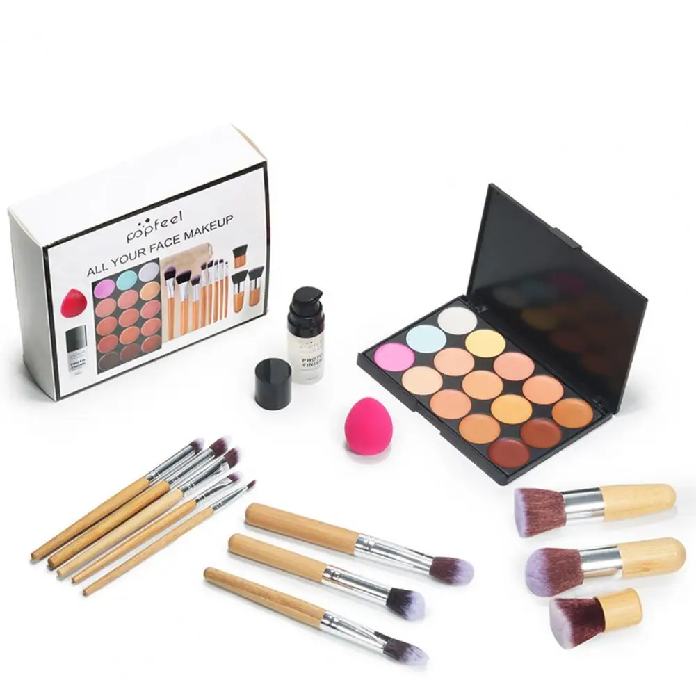 Eyeshadow Palette Set Shading Contouring Eyeshadow Set Eye Makeup Set 40 Color Eyeshadow Palette Mascara Brushes for Beginners