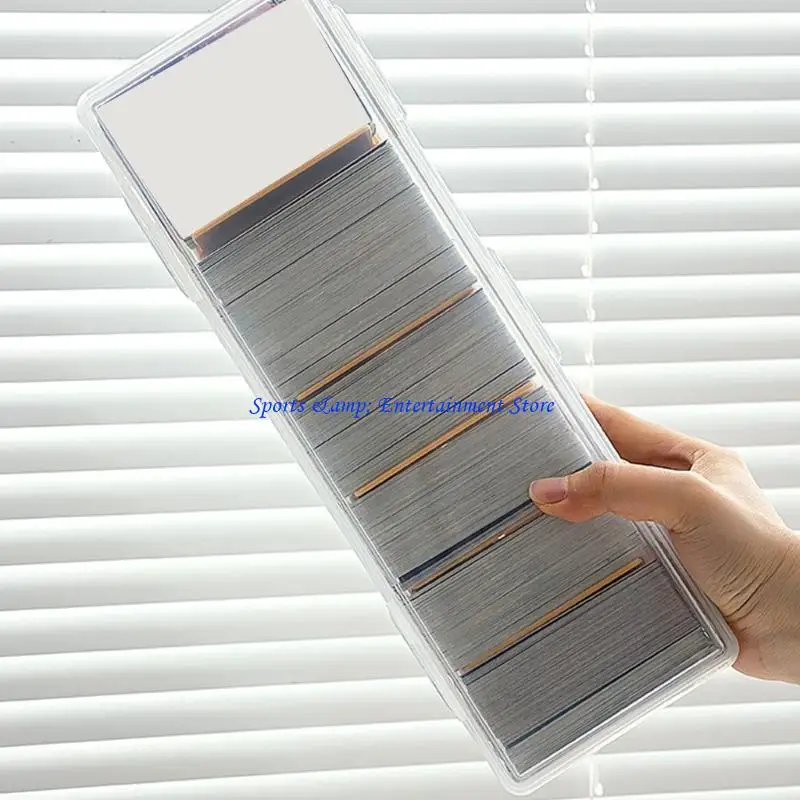 G7NF Upgrades Large Capacity Card Storage Box Card Holder Case with Dividers Multifunction Card Collection Box for collector