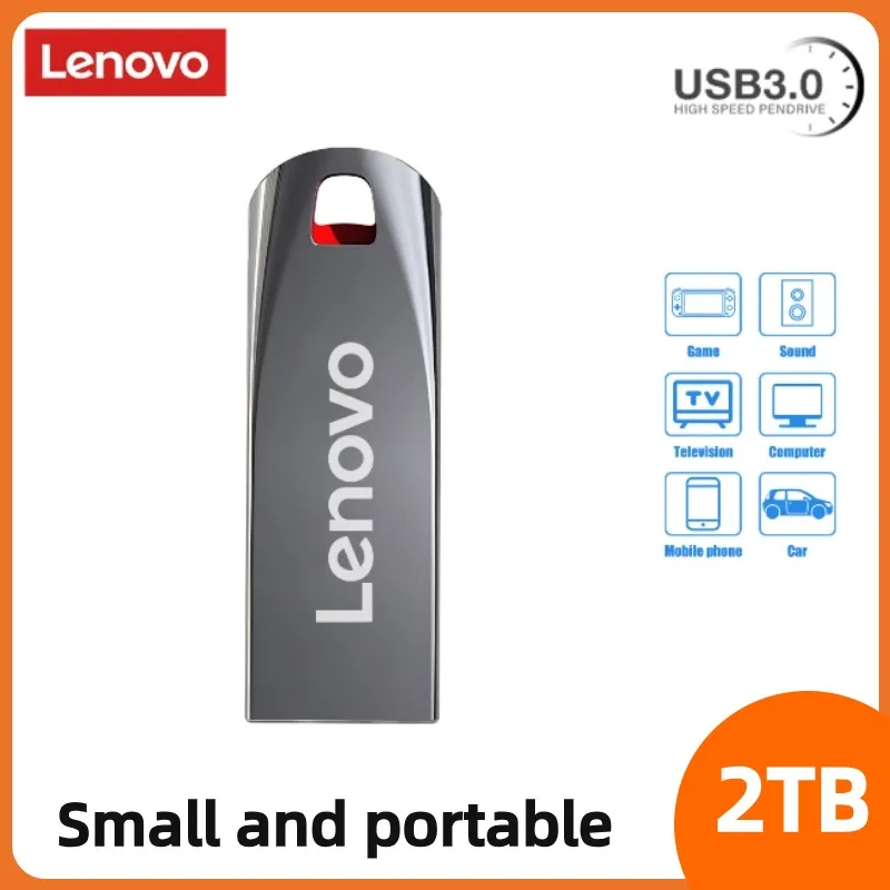 Lenovo-Clé USB 3.0 d'origine pour ordinateur portable, clé USB, clé USB, vitesse de lecture 100 mbumental, SSD, 2 To, 1 To, 128 Go, 256 Go, 512 Go