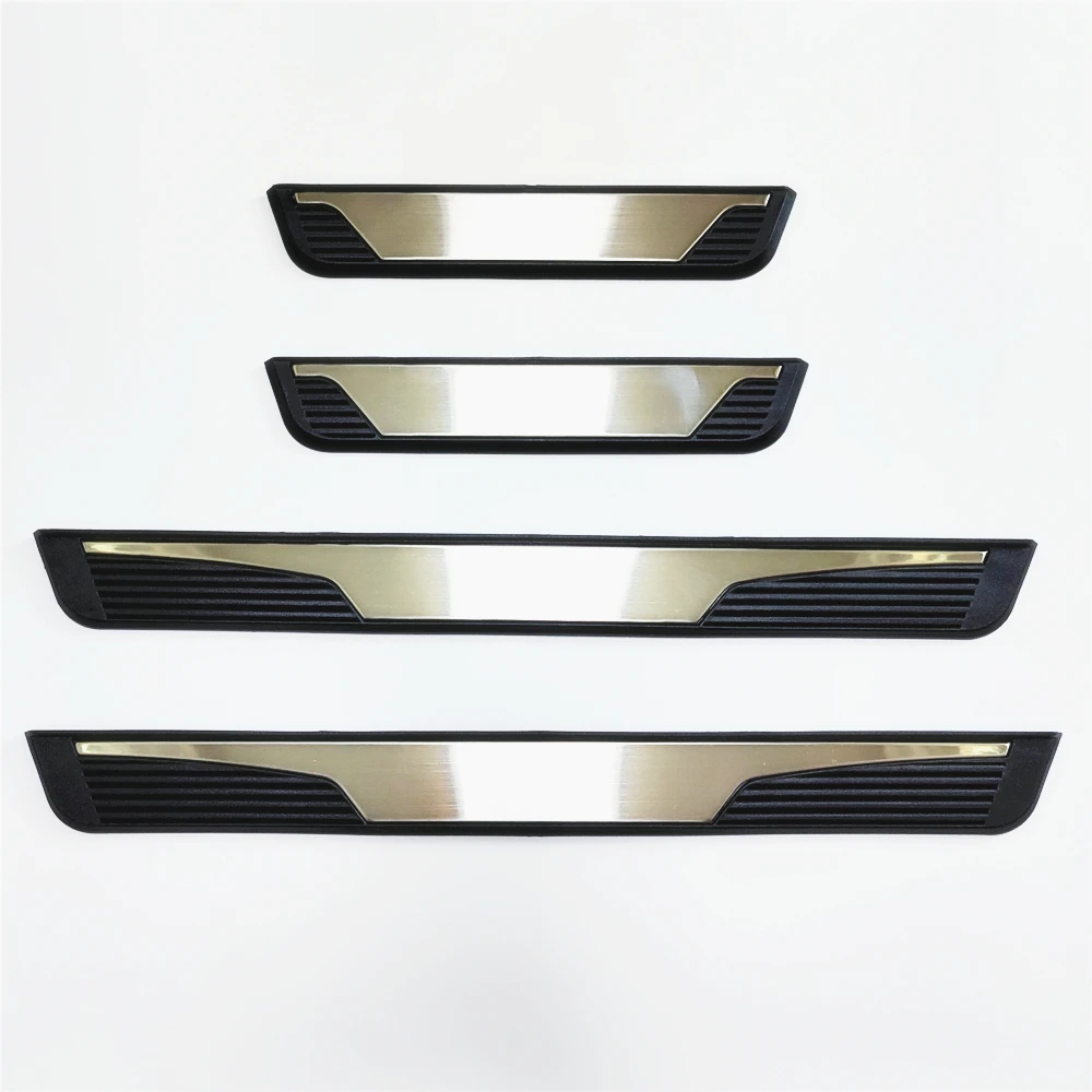 Stainless Welcome Step Pedal Trim Door Sill Scuff Plate Entry Guards For Renault Twingo 2012-2020 2021 2022 2023 Car Accessories