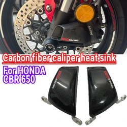 Guide d'air de frein avant pour aquarium, dissipation thermique, étrier en fibre de carbone, adapté pour Honda CBR650R, CB650R