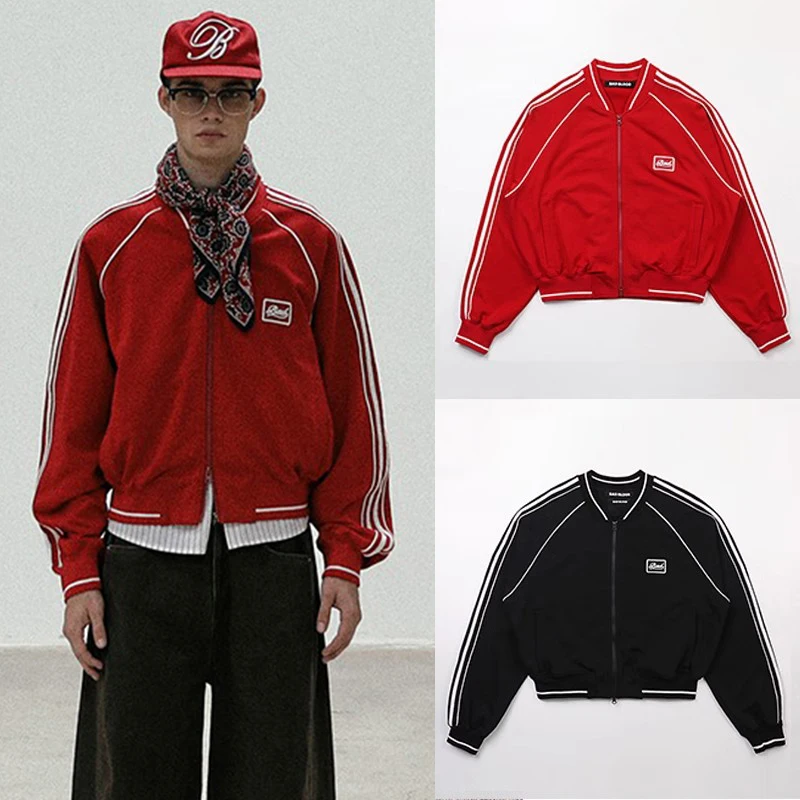 

Red Hoodie ort Jaet Women's American Sle Hot Girl Baseball orm Casual Sport Top Trendy Streetwear Long Sve Zipper