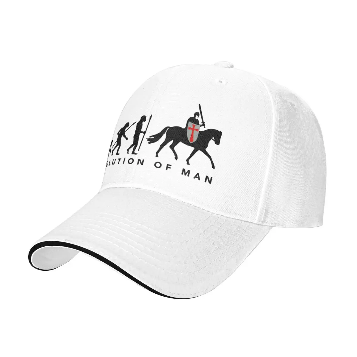 Baseball Caps Evolution Of Man Knight Customized Female Male Outdoor Spring Hats