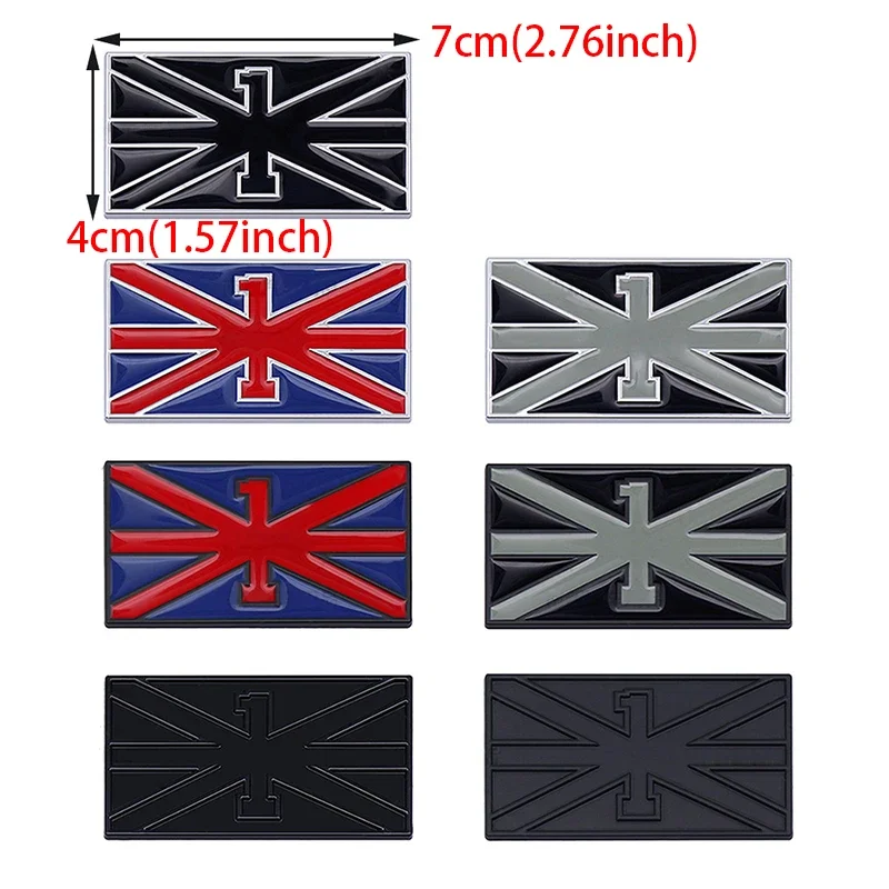 3D Metal British National Flag Car Side Door Emblem Stickers Rear Trunk Emblem For Range Rover Vela Lr2 Lr4 Hse Lux Supercharged
