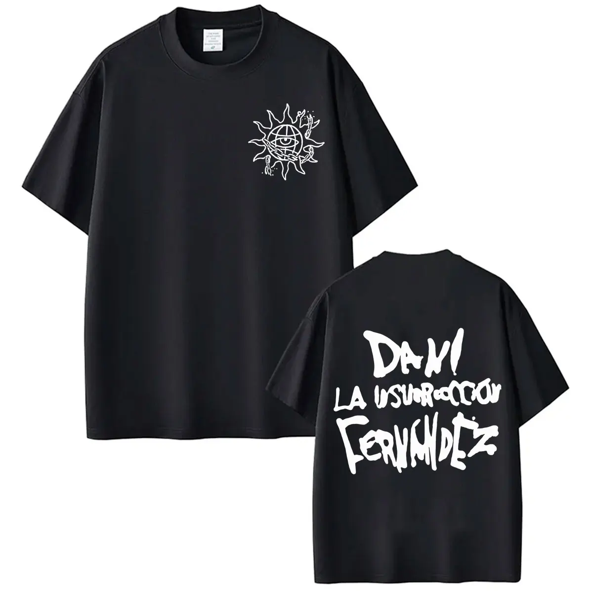Dani Fernandez La Insurreccion Tour 2026 Print T-shit Men Women Hip-hop T-shit Summer Loose Casual Cotton Oversized T-shirts