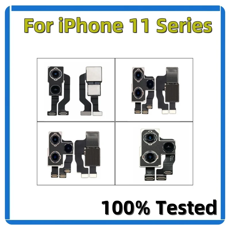 Fully Tested Back Rear Camera Main Lens Flex Cable Camera Module for iPhone 12 13 Pro Max Mini,11 Pro max, 15 14 Plus 14Pro Max