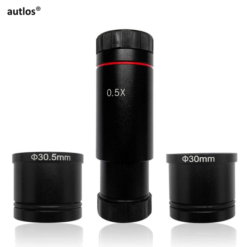 0,5X C Adapter obiektywu z mocowaniem 23,2 mm 30 mm 30,5 mm Adapter aparatu z obiektywem optycznym do mikroskopu CCD Cyfrowy aparat z okularem
