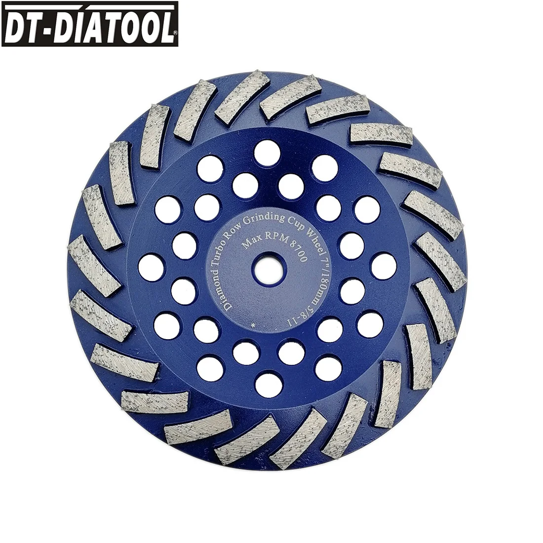 

DT-DIATOOL 1pc Premium Grinding Wheel Cup Wheel for Concrete Granite with 5/8-11 thread Dia 100/115/125/180mm Sanding Disc