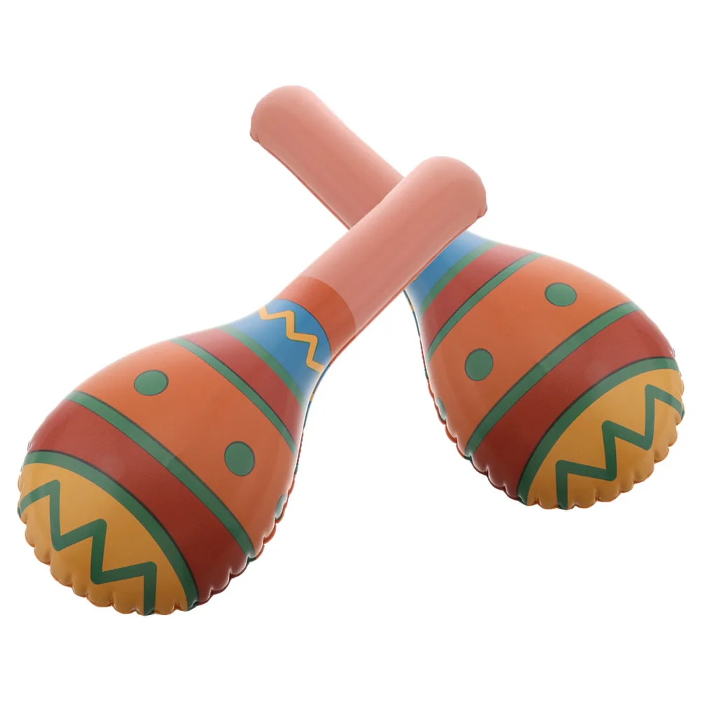 2 Pezzi Martello di Sabbia Gonfiabile Musicale, Decorazioni Colorate per Feste di Compleanno in Stile Messicano, Leggero